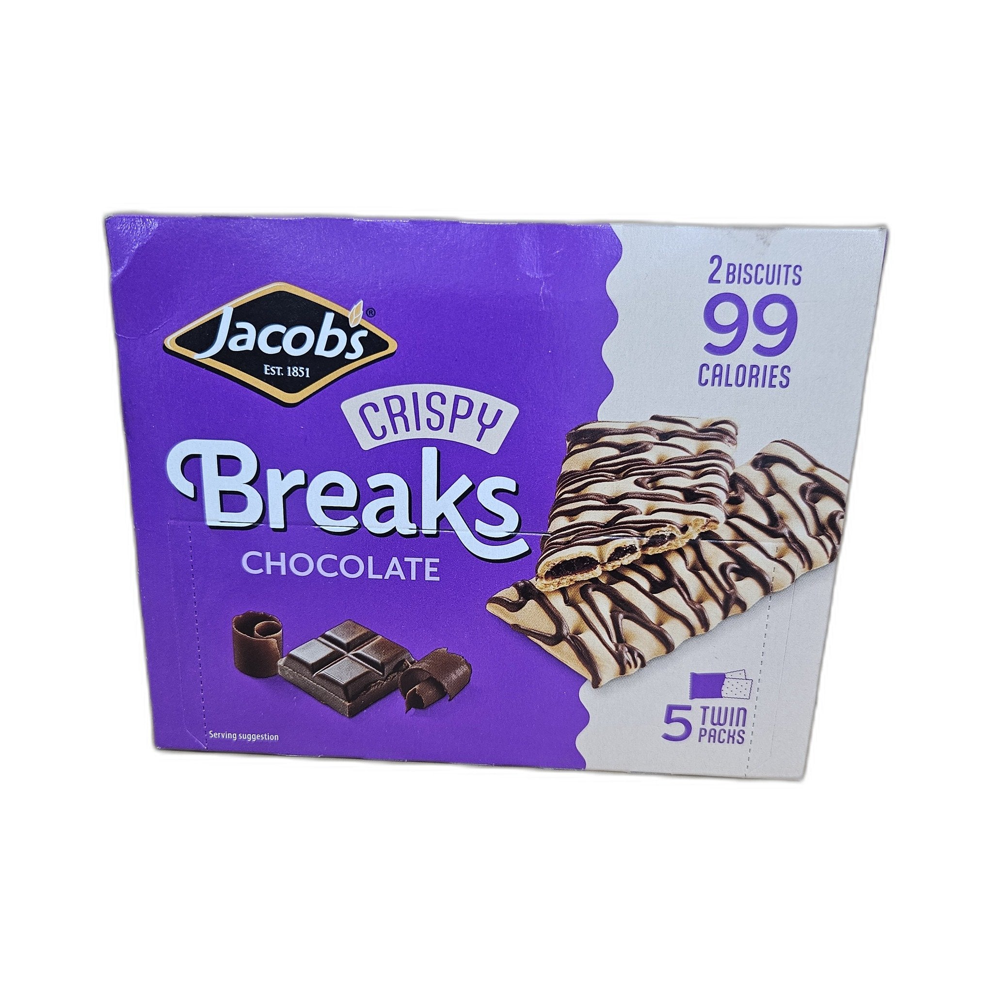Jacobs Chocolate Crispy Breaks 125Gm