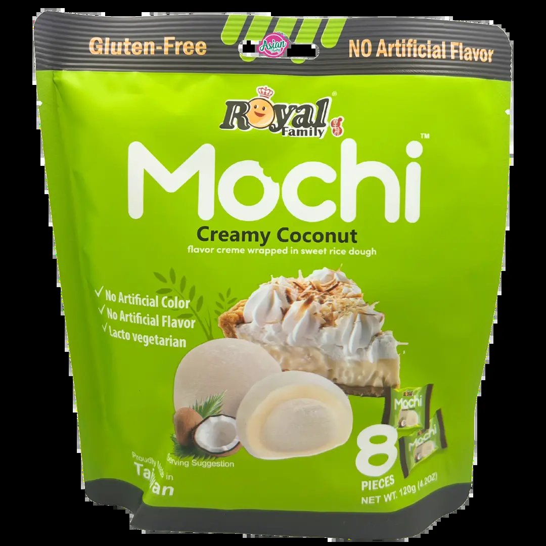 Royal Family Gluten Free Creamy Coconut Mochi 120Gm