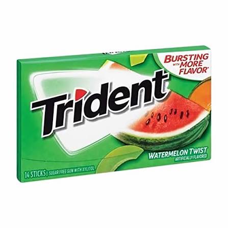 White Watermelon Sugar Free Chewing Gum 13.5Gm