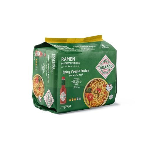 Tabasco Spicy Veggie Fusion Ramen Instant Noodles 375g