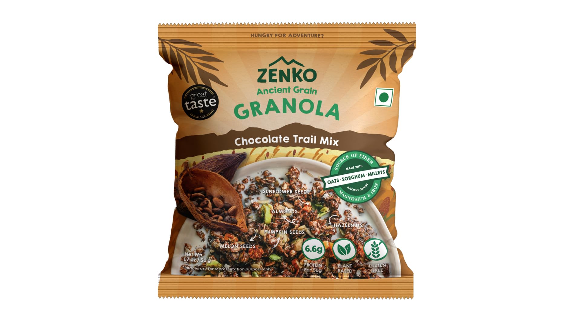 Zenko Chocolate Granola Trail Mix 50Gm