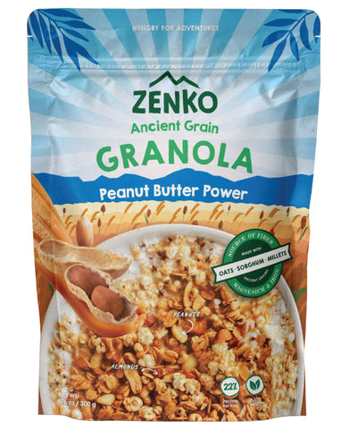 Zenko Peanut Butter Power Granola 285Gm
