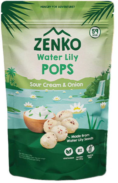 Zenko Cream And Onion Water Lily Pops 28Gm