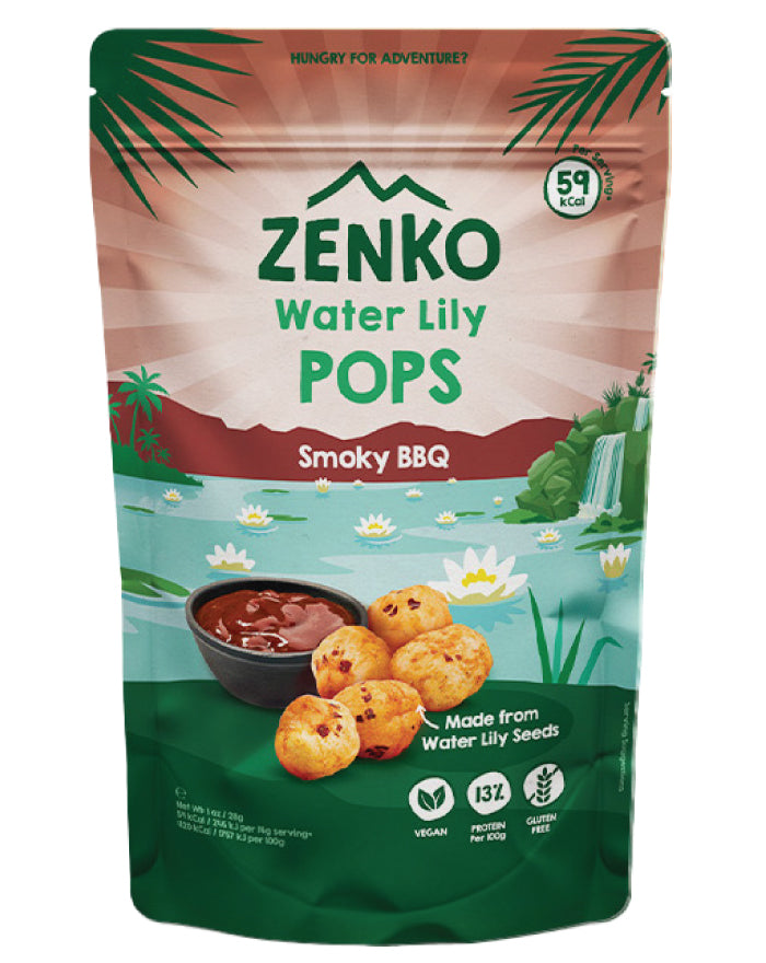 Zenko Bbq Water Lily Pops 28Gm