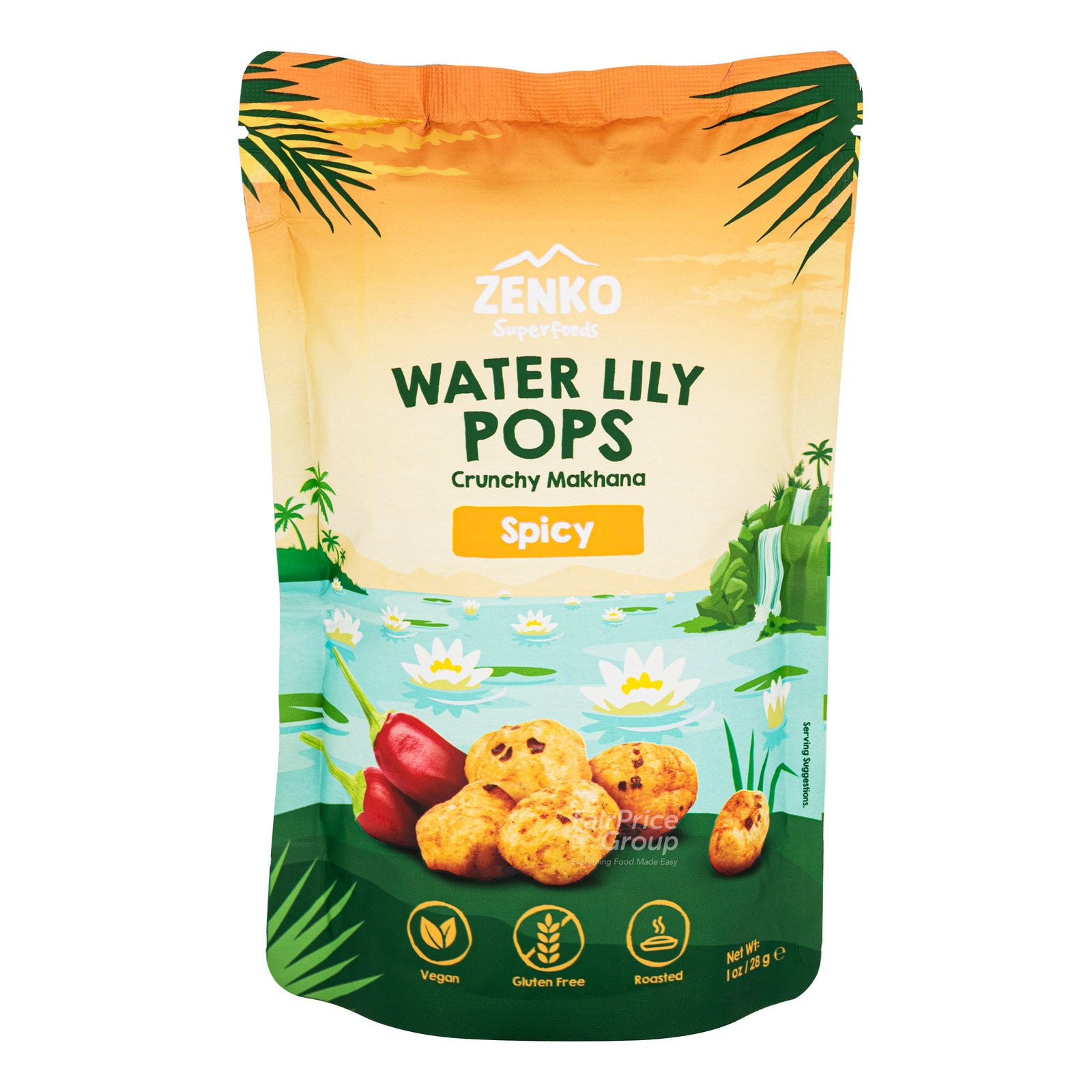 Zenko Spicy Water Lily Pops 28Gm