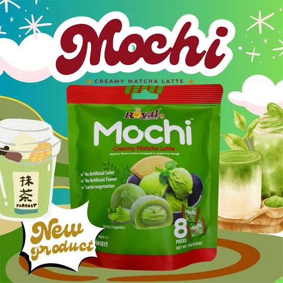 Royal Family Creamy Matcha Latte Mochi Gluten Free 120g