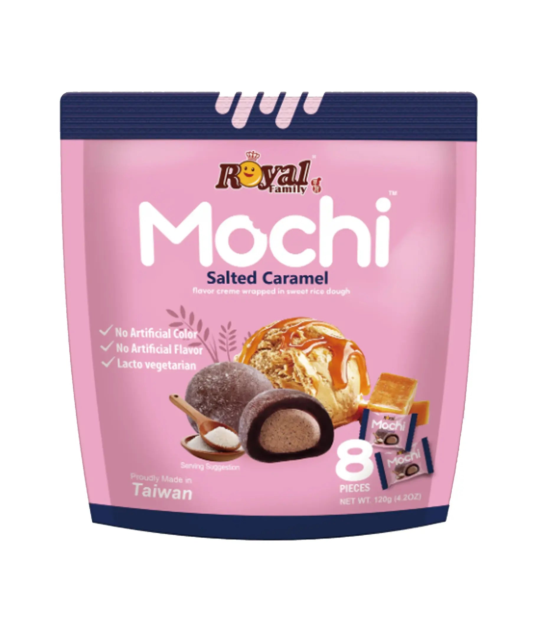 Royal Family Salted Caramel Mochi 120Gm