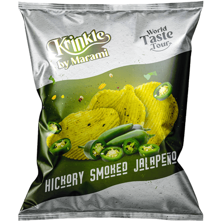 Marami Hickory Smoked Jalapeno Krinkle 90Gm