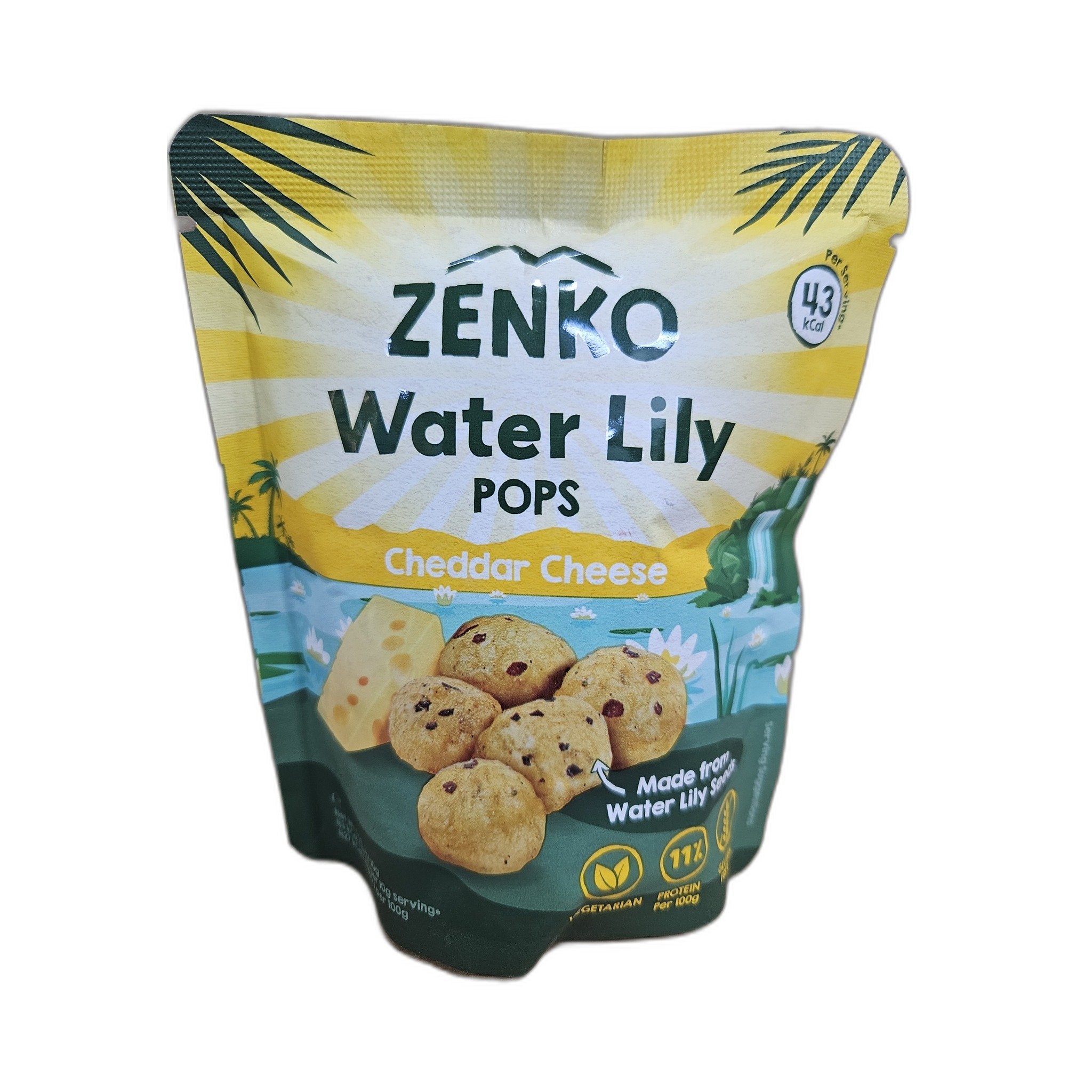 Zenko Cheddar Cheese Water Lily Pops 10Gm