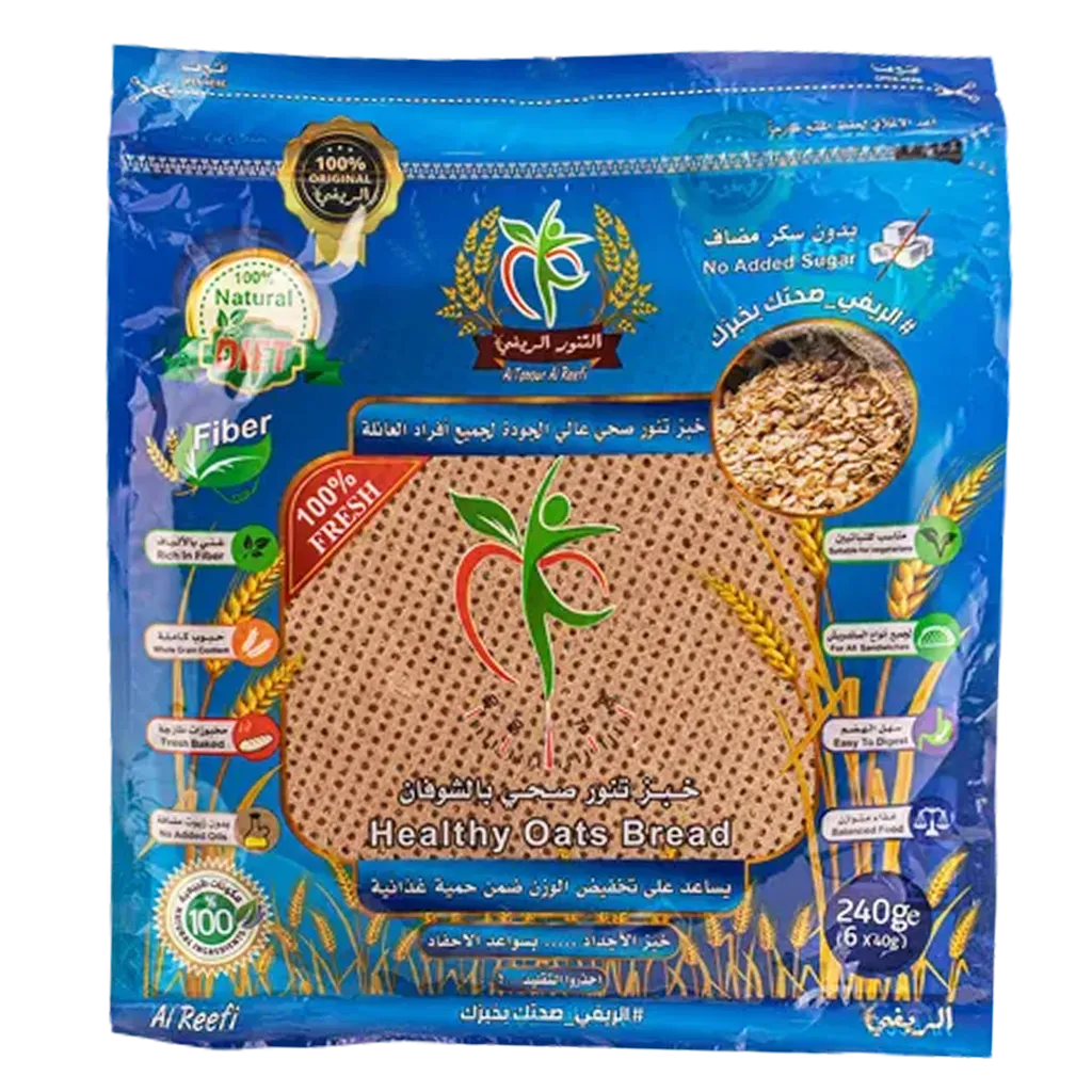 Al Tanour Al Reefi Healthy Oats Bread 240g