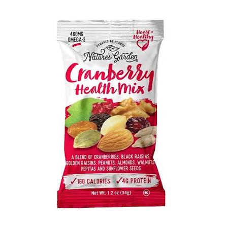 Natures Garden Cranberry Health Mix Organic Trail Mix 34Gm