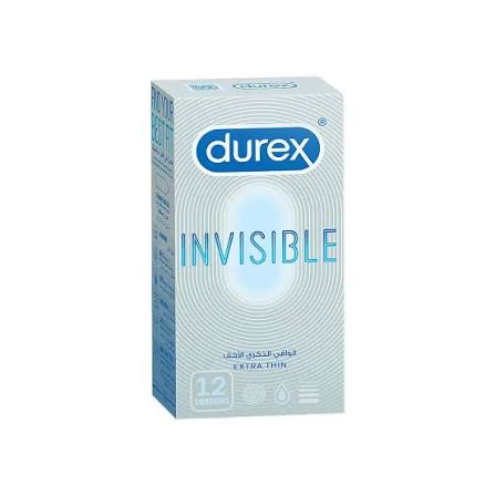Durex Invisible Extra Thin 12S Condoms 1Pk