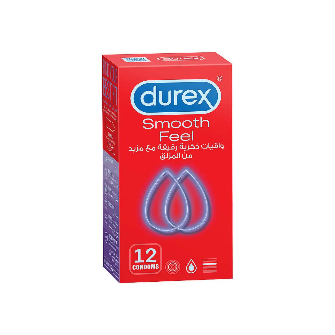 Durex Feel Smooth 12S Condoms 1Pk