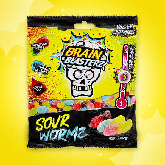 Brain Blasterz Mystery Sour Gummy 60Gm