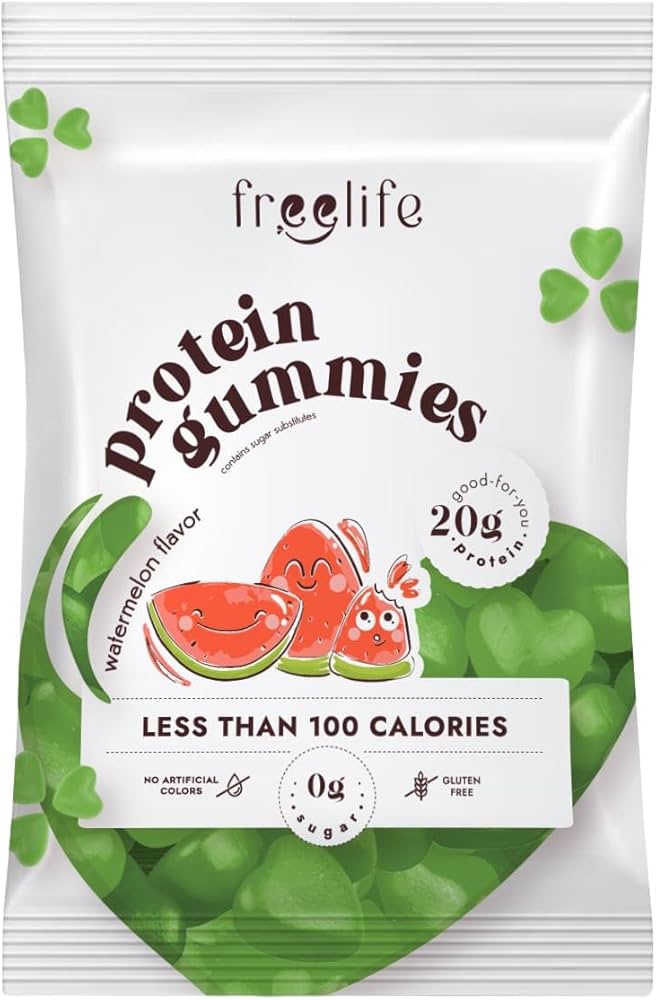 Freelife Watermelon Gluten Free Protein Gummies 32Gm