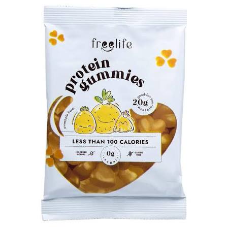 Freelife Pineapple Gluten Free Protein Gummies 32Gm