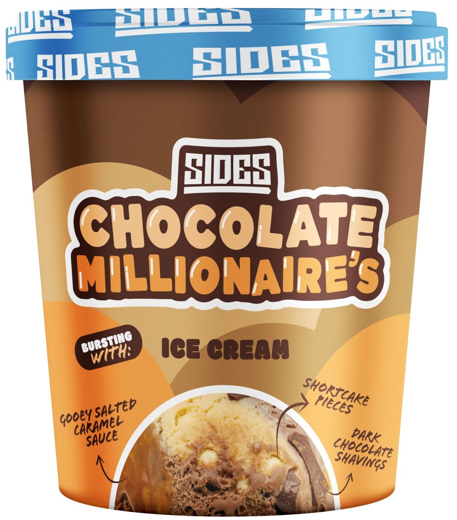 Sides Chocolate Ice Cream Millionaires 500Ml