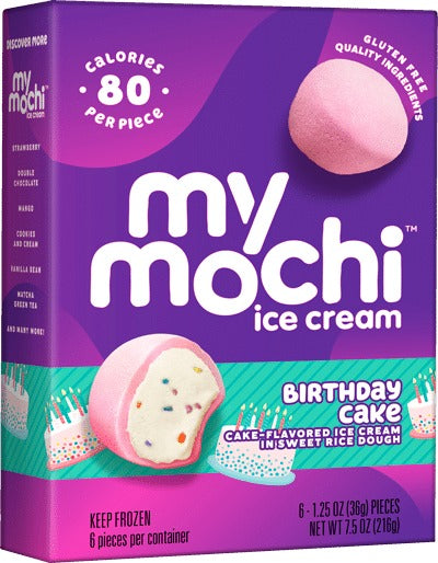 Mymochi Birthday Cake Ice Cream 210Gm