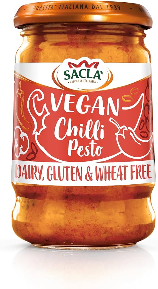 Sacla Chilli Pesto 190Gm