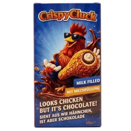 Crispy Cluck Milk Filled Chicken Shaped Chocolate 48Gm