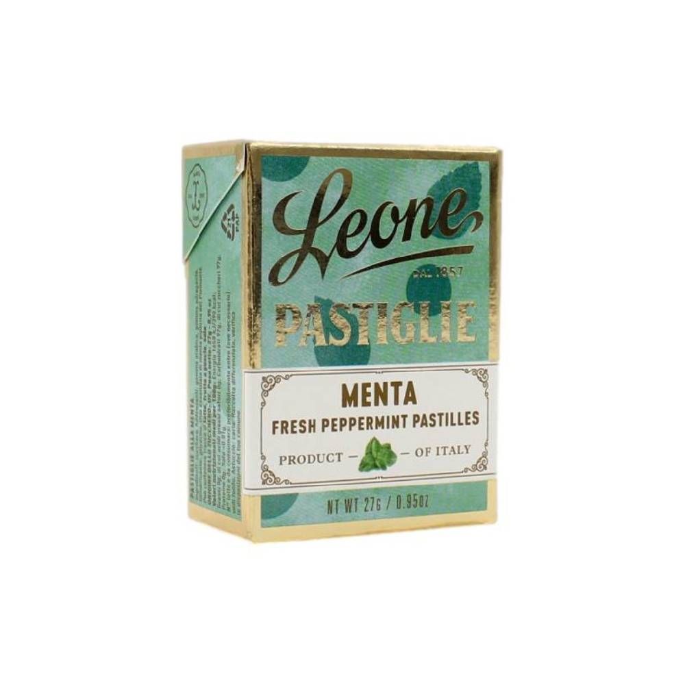 Leone Mint Gf, Vegan Pastilles 27Gm