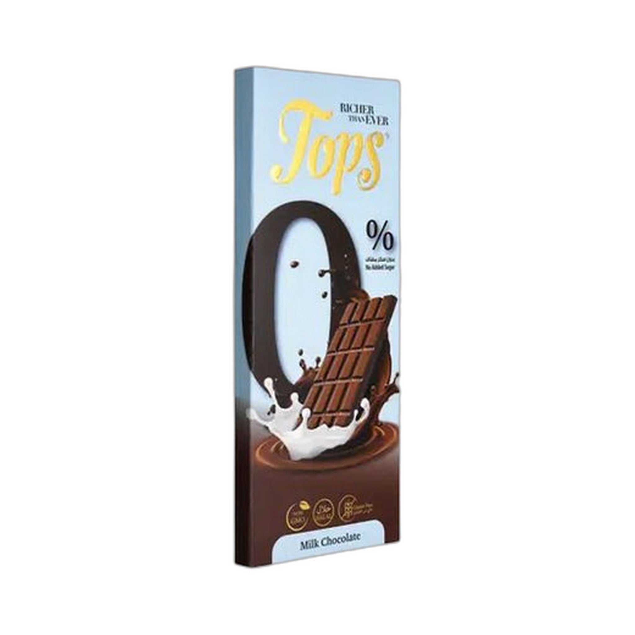 Tops Sugar Free Milk Chocolate 50Gm