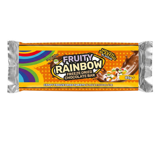 Freaze Rainbow Freeze Dried Chocolate Bar 85Gm