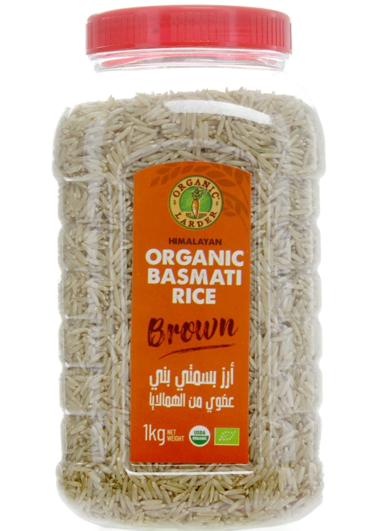 Organic Larder Himalayan Brown Basmati Rice 1Kg