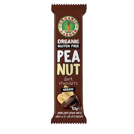 Organic Larder Peanut Dark Chocolate 53Gm