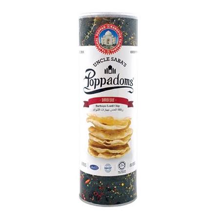 Uncle Sabas Barbeque Poppadoms 70Gm