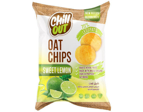 Chill Out Sweet Lemon Oat Chips 55Gm.