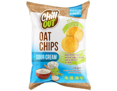 Chill Out Sour Cream Oat Chips 55Gm