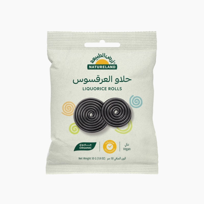 Natureland Liquorice Rolls 50Gm