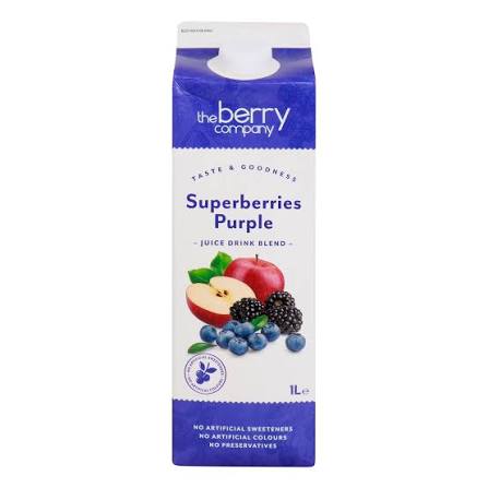 The Berry Company Superberry Purple Juice 1Ltr