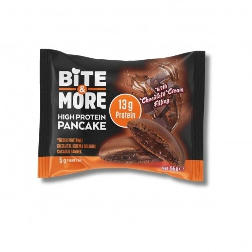 Bite And More Brown Bread Choco Cream Protein Pancake 55Gm