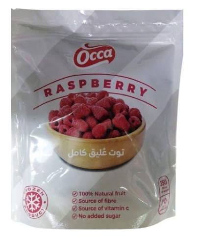 Occa Frozen Raspberry 350Gm