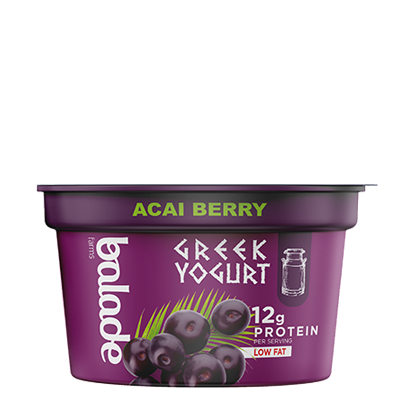 Balade Acai Berry High Protein Greek Yoghurt 180Gm
