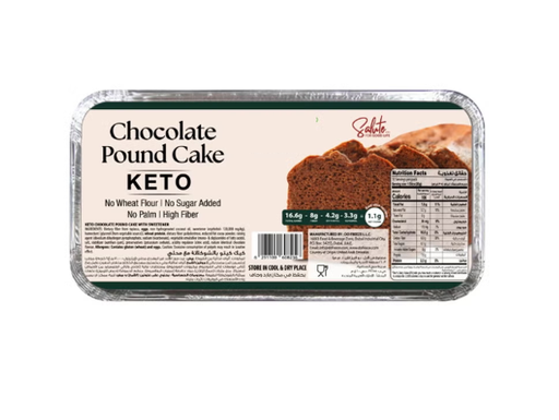 Salute Chocolate Keto Pound Cake 350Gm