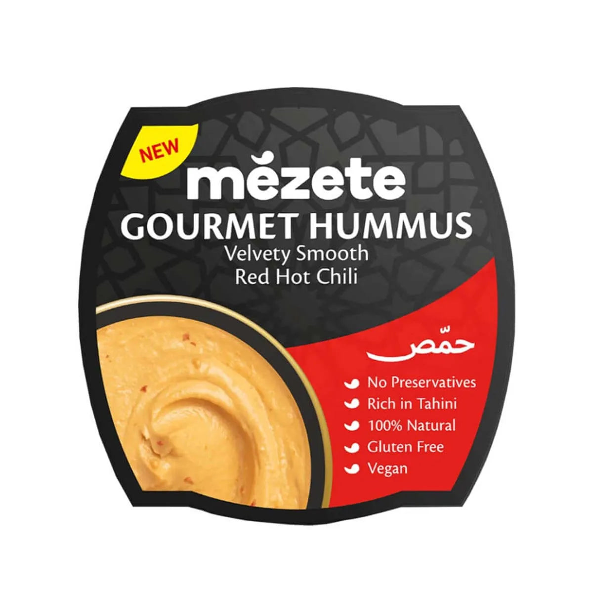 Mezete Gourmet Red Hot Chilli Hummus 215Gm