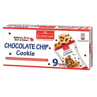 Euro Cake Chocolate Chip Cookies 252Gm