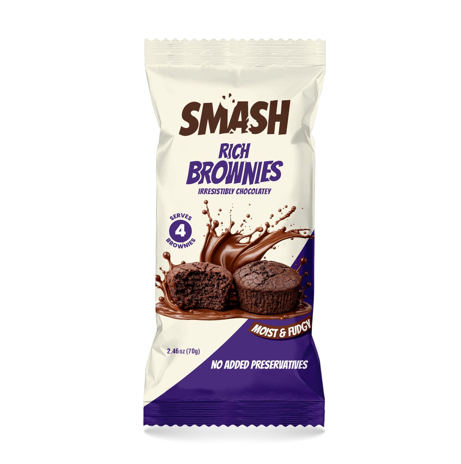 Smash Brownie Bites 70Gm