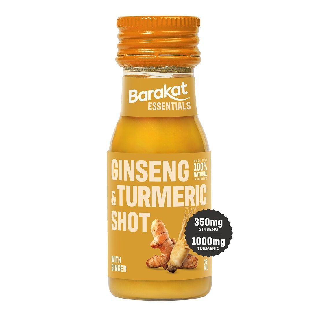 Barakat Ginseng Turmeric Shot With Ginger 35Ml