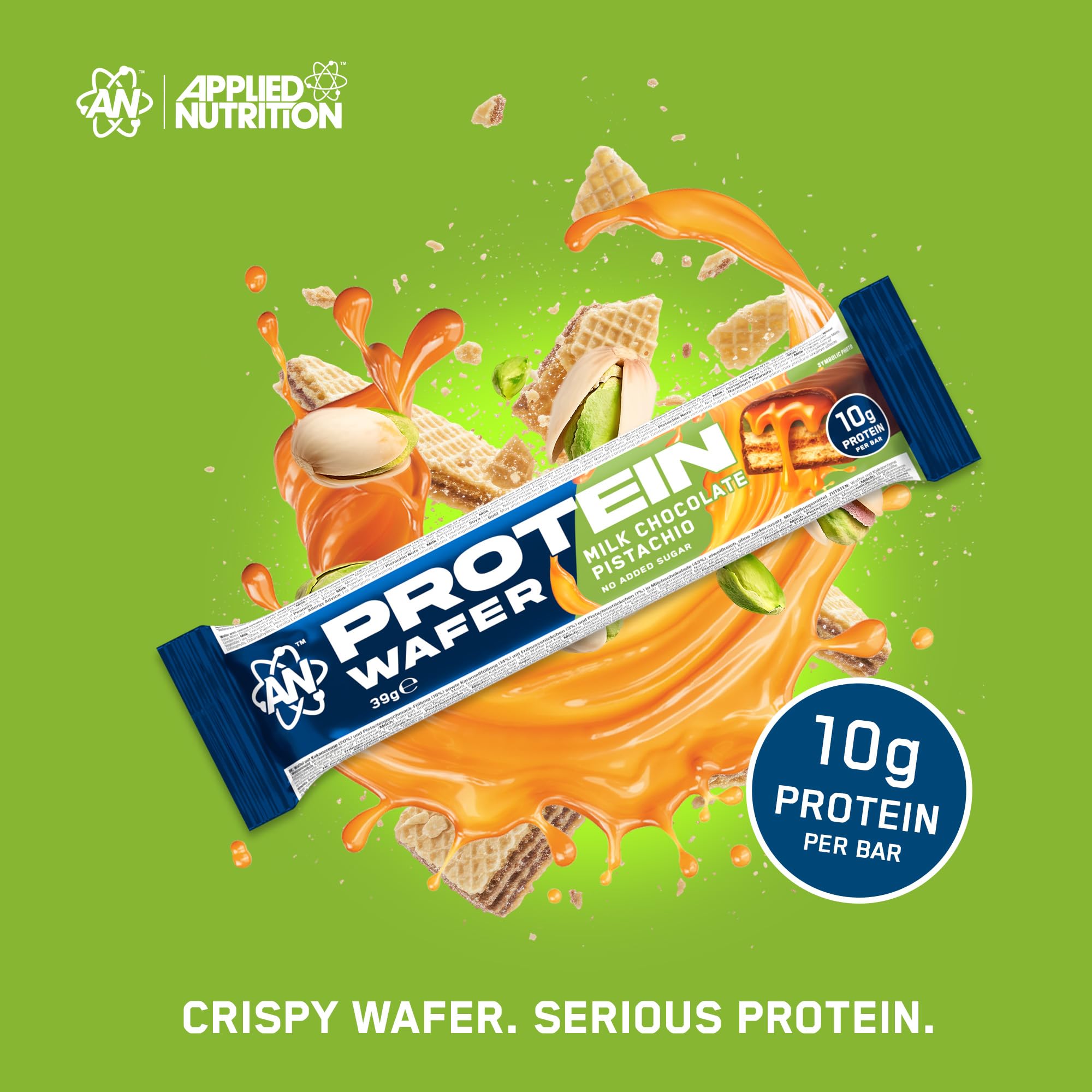 Applied Pistachio Protein Wafer Choco Bar 39g