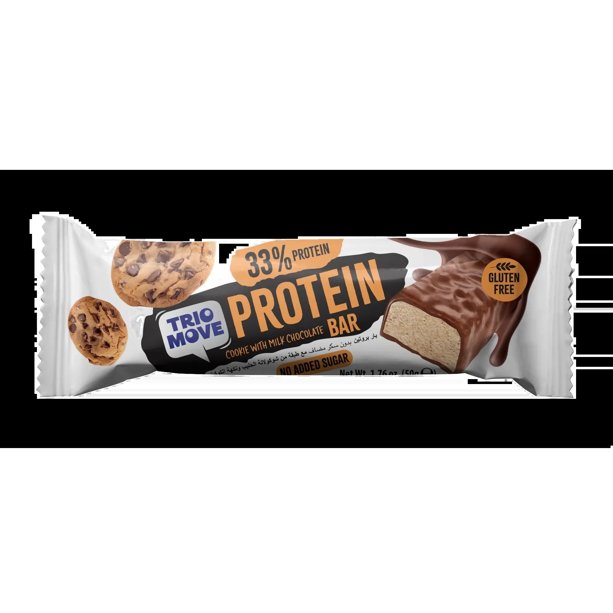 Trio Move Cookie And Milk Chocolate Protein Bar 50g