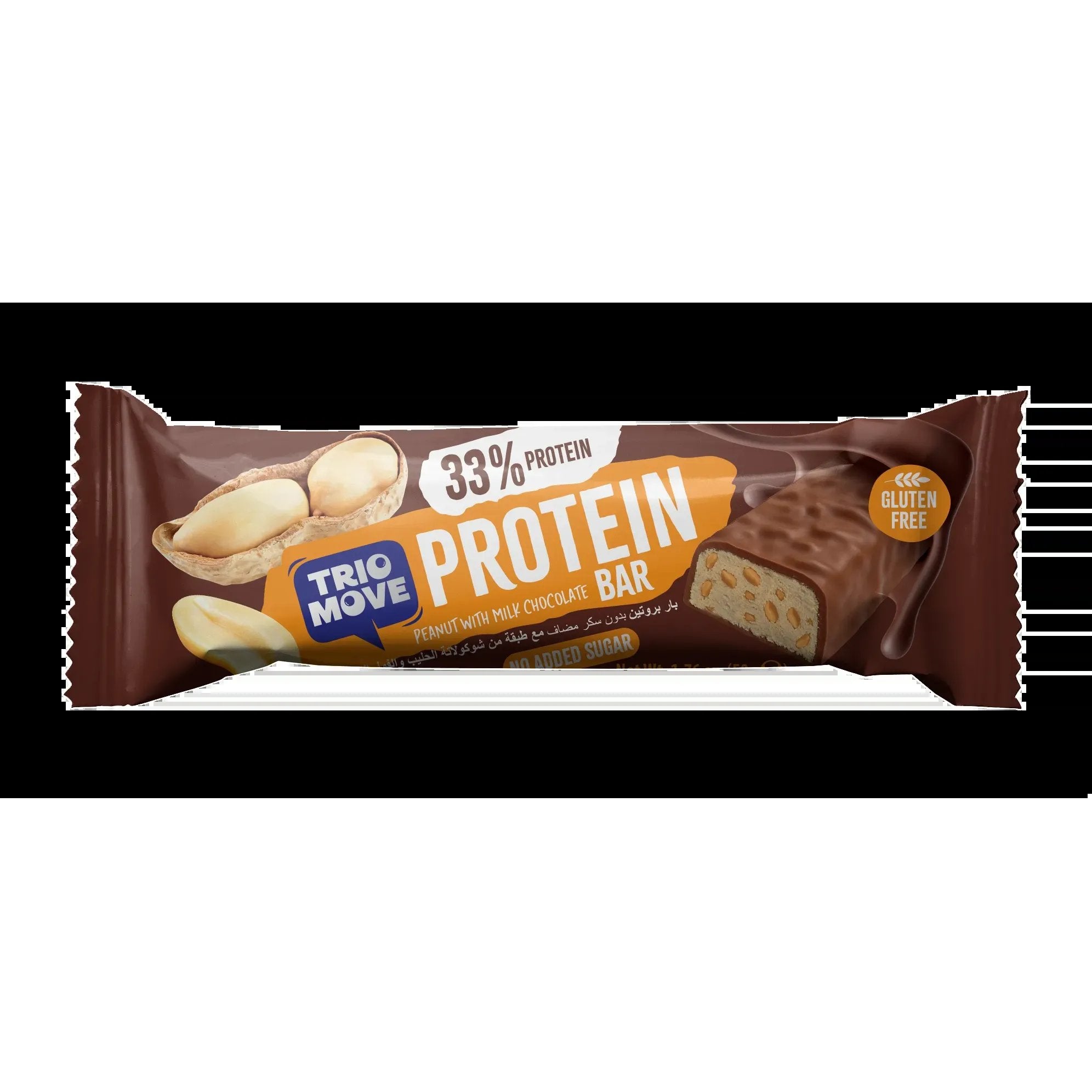 Trio Move Peanut And Milk Chocolate Protein Bar 50g