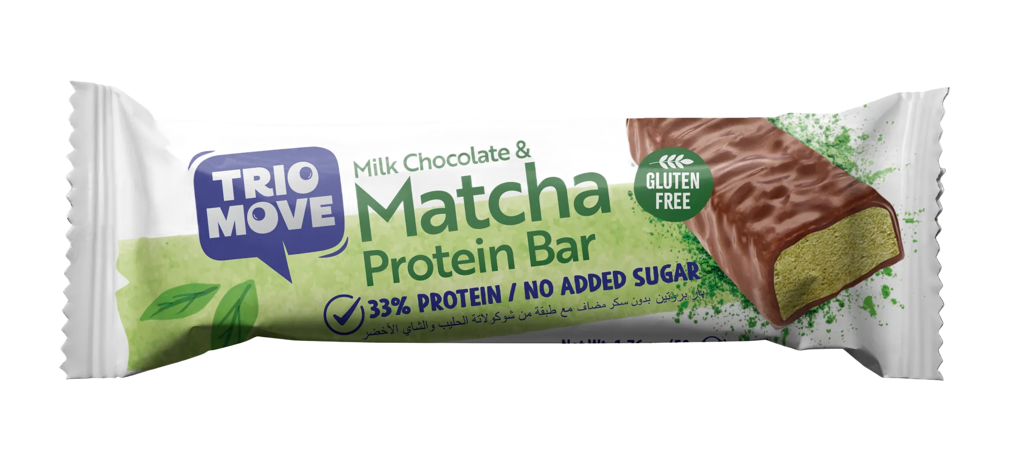 Trio Move Matcha & Chocolate Protein Bar 50g