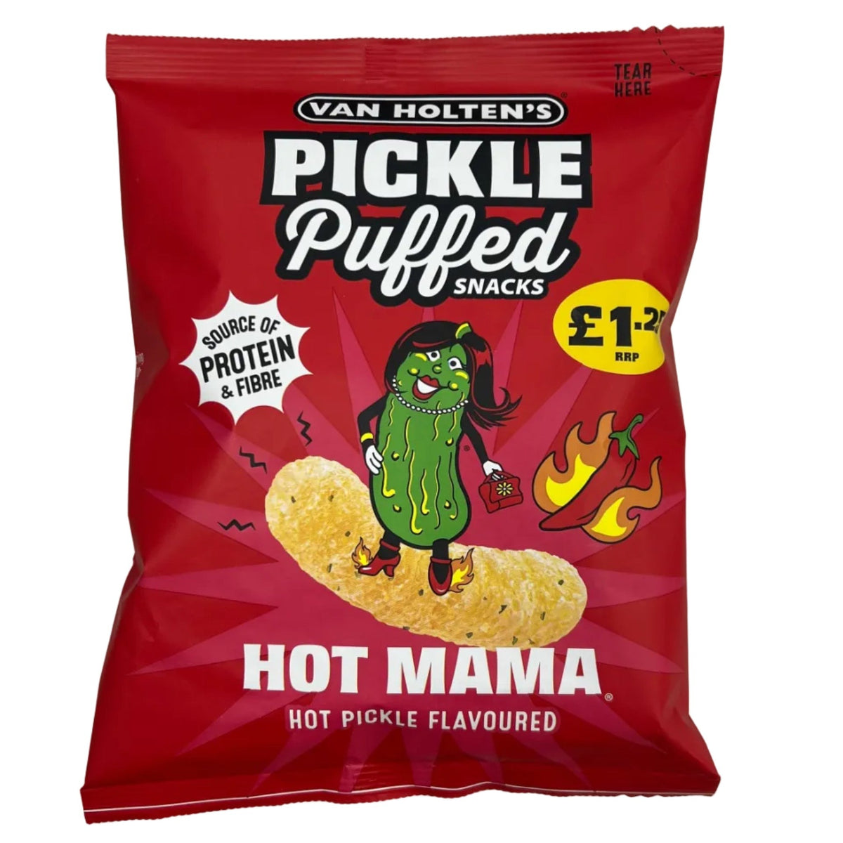 Van Holtens Hot Mama Protein Puffs 50Gm