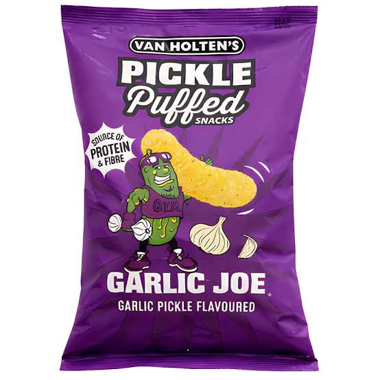 Van Holtens Garlic Joe Protein Puffs 90Gm