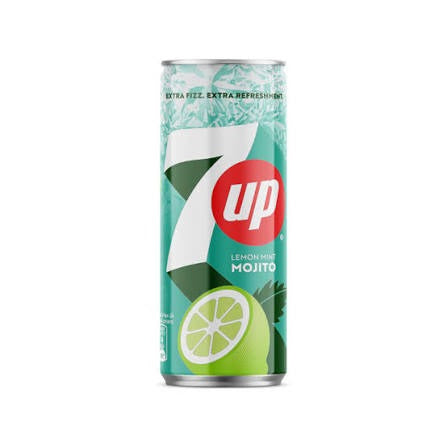 7Up Lemon & Mint Mojito Can 250Ml