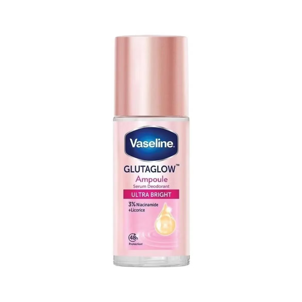 Vaseline Ultra Bright Gluta Glow Dry Deodorant Ampoule 45Ml